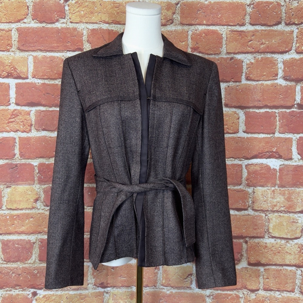 Vintage Nipon Boutique Jacket Women Size 8 Pleated Career Casual Classy Chic